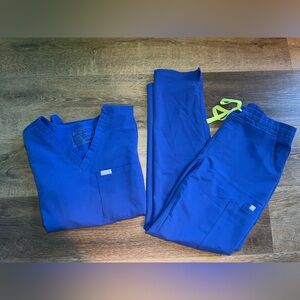 Figs Blue Scrub Set, XS/XSP